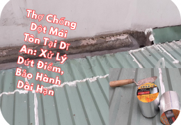Thợ chống dột mái tôn tại TP. Dĩ An - 0868.448.733
