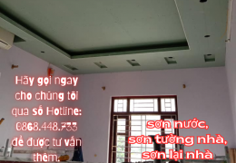 Thợ sơn nhà tại Bến Cát- Bình Dương - 0868.448.733
