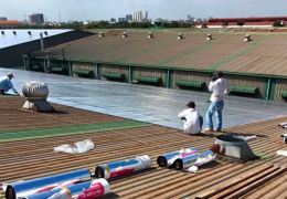 Thợ chống dột mái tôn tại Bình Dương. 