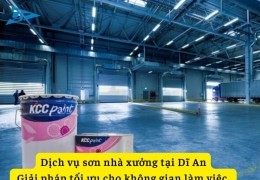 Dịch vụ sơn nhà xưởng tại Dĩ An- 0868.448.733