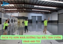 Dịch vụ sơn nhà xưởng Tại Bắc Tân Uyên- 0868.448.733
