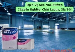 Dịch vụ sơn nhà xưởng Tại Trảng Bom- 0868.448.733