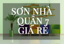 DỊCH VỤ THỢ  SƠN NHÀ GIÁ RẺ TẠI QUẬN 7