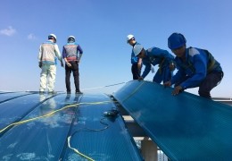 Thợ lợp mái poly lấy sáng tại Trảng Bom- 0868.448.733