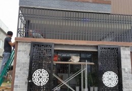Thợ sơn cửa sắt tại Dĩ An - 0868.448.733