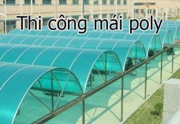 Thợ lợp mái poly lấy sáng tại Dĩ An- 0868.448.733