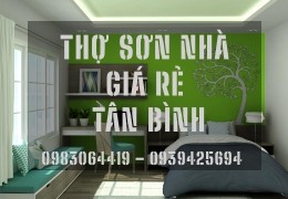 DỊCH VỤ THỢ  SƠN NHÀ GIÁ RẺ TẠI QUẬN TÂN BÌNH