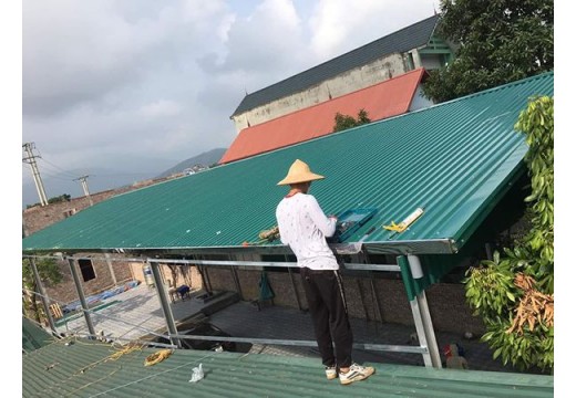 Thi công làm mái tôn giá rẻ tại Bắc Tân Uyên- 0868.448.733